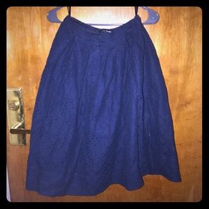 Midi skirt deep blue